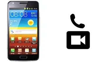 Making video calls with a Samsung I929 Galaxy S II Duos