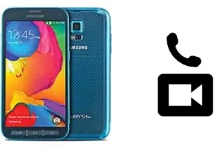 Making video calls with a Samsung Galaxy S5 Sport