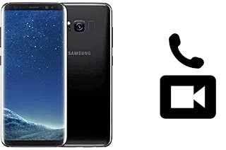 Making video calls with a Samsung Galaxy S8