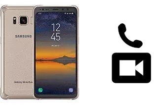 Making video calls with a Samsung Galaxy S8 Active