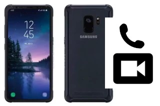 Making video calls with a Samsung Galaxy S9 Active