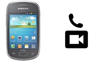 Making video calls with a Samsung Galaxy Star Trios S5283