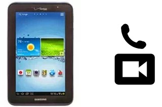 Making video calls with a Samsung Galaxy Tab 2 7.0 I705