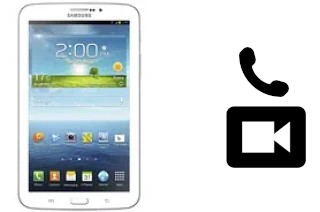 Making video calls with a Samsung Galaxy Tab 3 7.0