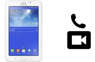 Making video calls with a Samsung Galaxy Tab 3 V