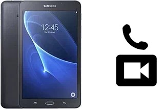 Making video calls with a Samsung Galaxy Tab A 7.0 (2016)