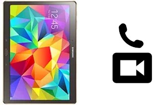 Making video calls with a Samsung Galaxy Tab S 10.5