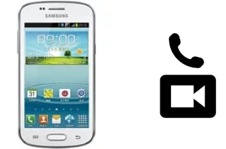 Making video calls with a Samsung Galaxy Trend II Duos S7572