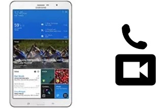 Making video calls with a Samsung Galaxy Tab Pro 8.4 3G/LTE