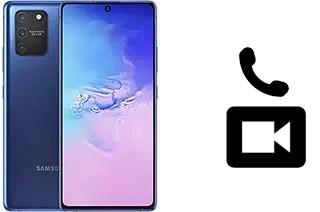 Making video calls with a Samsung Galaxy S10 Lite