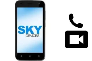 Making video calls with a Sky-Devices Sky Elite 4-5P