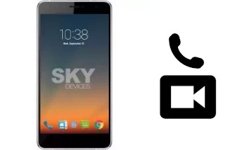 Making video calls with a Sky-Devices Sky Elite 6-0L Plus