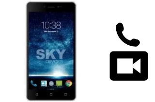 Making video calls with a Sky-Devices Sky Fuego 5-0 Plus