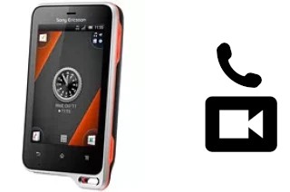 Making video calls with a Sony Ericsson Xperia active