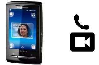 Making video calls with a Sony Ericsson Xperia X10 mini