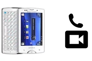 Making video calls with a Sony Ericsson Xperia mini pro