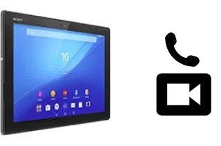 Making video calls with a Sony Xperia Z4 Tablet LTE