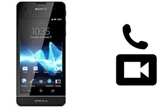 Making video calls with a Sony Xperia SX SO-05D