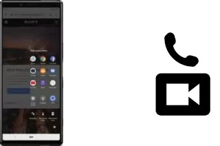 Making video calls with a Sony Xperia 1