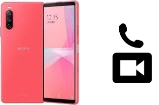 Making video calls with a Sony Xperia 10 III Lite