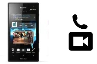 Making video calls with a Sony Xperia acro S