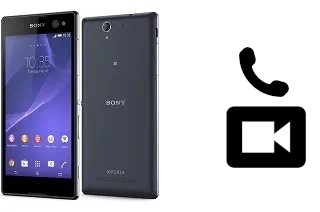 Making video calls with a Sony Xperia C3 Dual