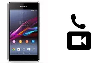 Making video calls with a Sony Xperia E1 dual