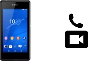 Making video calls with a Sony Xperia E3 4G