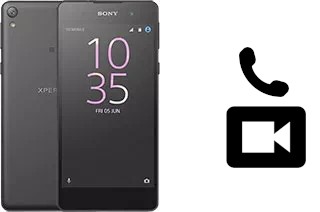 Making video calls with a Sony Xperia E5