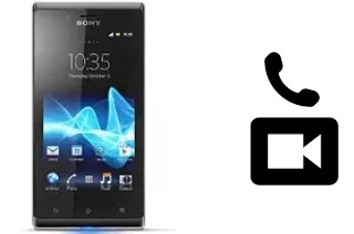 Making video calls with a Sony Xperia J