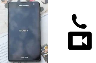 Making video calls with a Sony Xperia LT29i Hayabusa