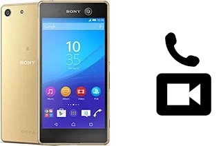 Making video calls with a Sony Xperia M5