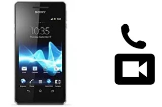 Making video calls with a Sony Xperia V