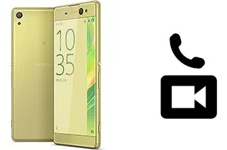 Making video calls with a Sony Xperia XA Ultra