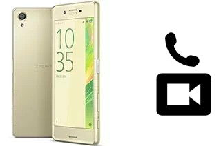 Making video calls with a Sony Xperia X