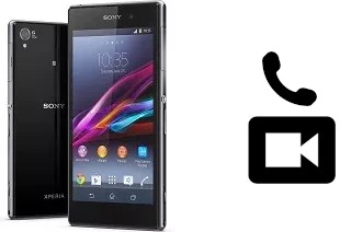 Making video calls with a Sony Xperia Z1