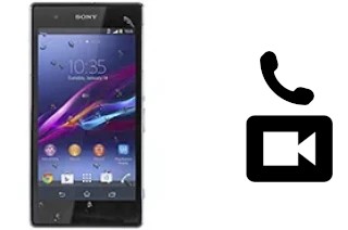 Making video calls with a Sony Xperia Z1s