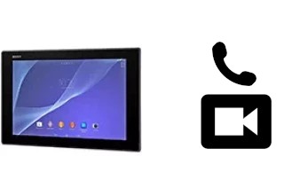 Making video calls with a Sony Xperia Z2 Tablet Wi-Fi