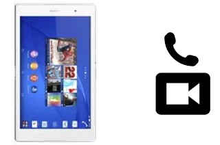 Making video calls with a Sony Xperia Z3 Tablet Compact