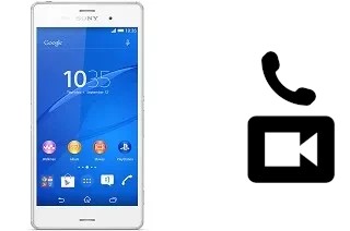 Making video calls with a Sony Xperia Z3