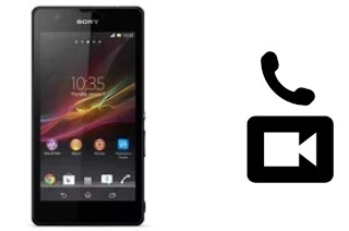 Making video calls with a Sony Xperia ZR