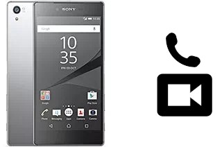 Making video calls with a Sony Xperia Z5 Premium Dual