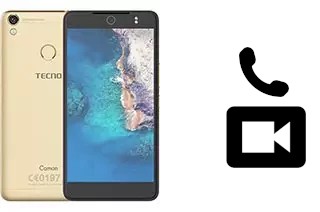 Making video calls with a Tecno Camon CX Air