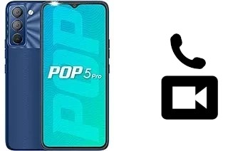 Making video calls with a Tecno Pop 5 Pro