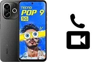 Making video calls with a Tecno Pop 9