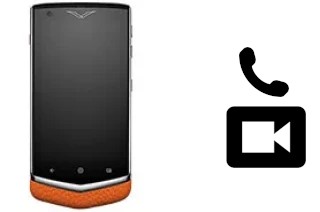 Making video calls with a Vertu Constellation 2013