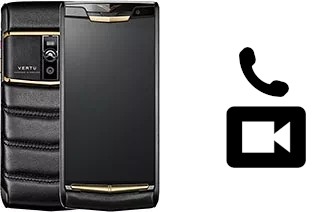 Making video calls with a Vertu Signature Touch (2015)