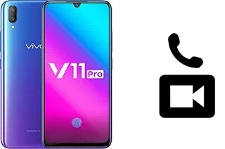 Making video calls with a vivo V11 (V11 Pro)