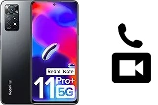 Making video calls with a Xiaomi Redmi Note 11 Pro+ 5G