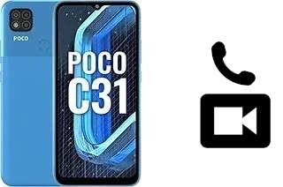 Making video calls with a Xiaomi Poco C31